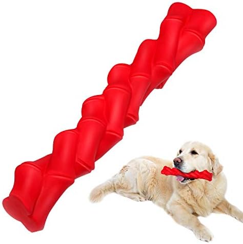 WINGPET Indestructible Dog Chew Toy, Natural Rubber Bone Chewing Stick Dog Toys,Tough Bite Resistant, Suitable for All Breeds and Great for Training