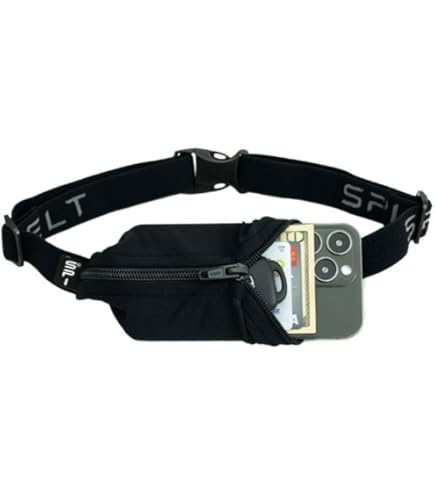 Spibelt Dual Pocket Pro Running Belt Adjustable No Bounce Waist Pack Performance PRO – SPIbelt main image 3