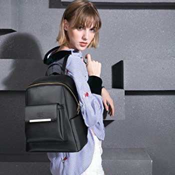 glory fashion stylish girls school bag college bag casual backpack black (c1-1)