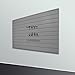 Proslat 33013 Basic Bundle with Slatwall Panels and Hook Kit, Light Grey
