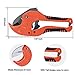 HARVET Ratchet-type PVC Pipe Cutter for Cutting PPR Plastic Hoses and Plumbing Pipes Up to 1-5/8