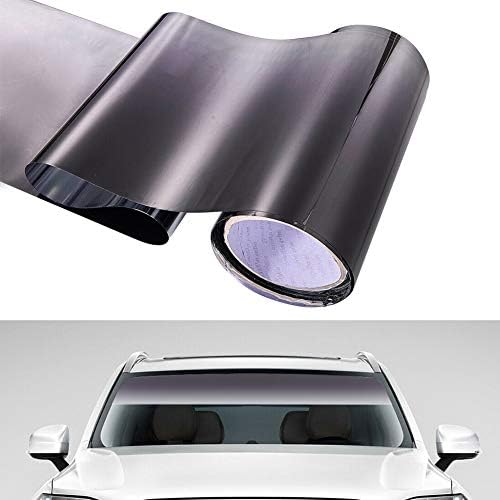 KIDE Car Window Sun Visor Strip Tint Film Front Windshield Protect Shade PVC Sticker DIY 4 Colors