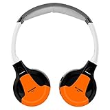 XO Vision Universal IR in Car Entertainment Wireless Foldable Headphones, Orange