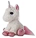 Aurora® Enchanting Dreamy Eyes™ Heavenly White Unicorn™ Stuffed Animal - Captivating Gaze - Aesthetic Appeal - White 10 Inches