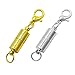 10 PCS Magnetic Jewelry Clasps –YSLF 5 PCS Silver-plated and 5 PCS Gold-plated Magnetic Clasps with Lobster