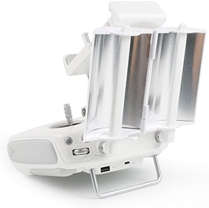 LZETC Signal Amplifiers for DJI Phantom 4 Phantom 3 Pro/Advanced Inspire 1 Standard-Full range Coverage Parabolic Reflector Aluminium Silver