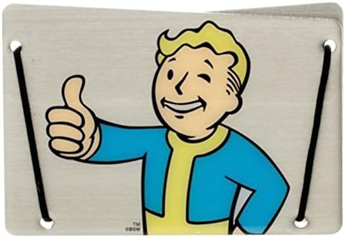 Fallout Vault Boy Slim Aluminum Card Wallet With RFID Blocking