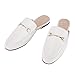 JENN ARDOR Mules for Women Flats Backless Loafers Shoes Slip On Slippers Pointed Toe Low Heel Work Slides Womens Mules Casual Shoes
