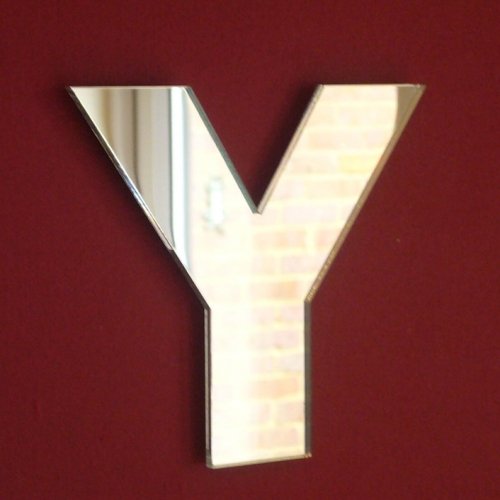 Upper Case Letter Y Mirrors - 40cm