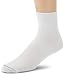 Wrightsock Men's Coolmesh Ii Quarter Single Pack Socks, White, Large