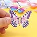 Chuangdi 32 Pieces Butterfly Clips Butterfly Glitter Barrette Hair Clips for Women Girls Hair Accessories