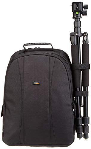 image for AmazonBasics DSLR and Laptop Backpack - Gray interior (Certified Refur