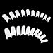 500pcs Lady White French Acrylic Style Artificial False Nails Half Tips