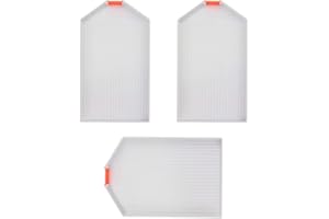 LOKUSEL 3 Pcs Large Plastic Bead Sorting Trays Diamond Painting Trays Bead Sorting Dotting Boards Diamond Rhinestone Plates for Diamond Painting DIY Art Craft,16cm x9cm