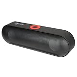 Bluetooth Speakers, IWAVION Portable Wireless Stereo Speaker Built-in Mic FM Radio Super Bass Support Micro TF SD Card/USB Input/AUX Line-In, Compatible with iPad/iPhone/Samsung and More (Black)