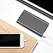 Polanfo M50000 Portable Power Bank 12000mAh External Battery Charger, Ultra Slim Design with 2 USB Ports for iPhone7 Plus 6s 6 Plus, iPad, Samsung Galaxy and More -Gray