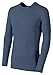 Duofold Men's Mid Weight Double Layer Thermal Shirt, Blue Jean, Medium