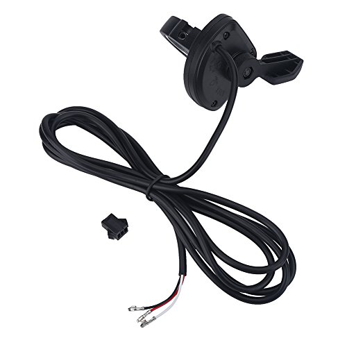 VGEBY1 Thumb Throttle, Handlebar Grips Thumb Twist Throttle Bike Thumb Accelerator Speed Controller for E-bike Scooter Electric Bike(Left Hand) Ride