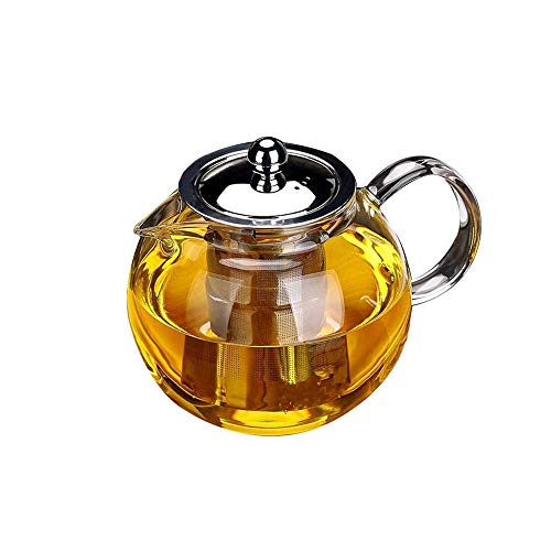 Glass Teapot with Removable Infuser, OBOR Stovetop Safe Kettle