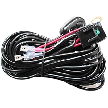 Amazon.com: SUFEMOTEC One Lead Wire Harness Kit 12V Fuse 40A On Off