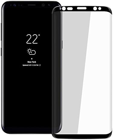Galaxy S9 Plus Screen Protector Toptrade Galaxy S9 Plus 3D Curved Anti-Bubble Ultra HD Tempered Glass Case friendly Screen Protector for Samsung Galaxy S9 Plus (Black)