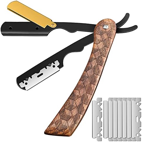 Saudi Razor سعر Professional Barber Straight Razor with 100 Single Edge Blades ...