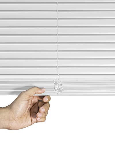 image for CHICOLOGY Cordless 1-Inch Vinyl Mini Blinds, Horizontal Venetian Slat 