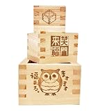 EDOYA Hinoki Wooden Sake Cups (Set of 3) Japanese