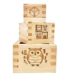 EDOYA Hinoki Wooden Sake Cups (Set of 3) Japanese