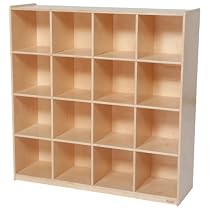 Wood Designs WD50916 (16) Big Cubby Storage, 49 x 48 x 15