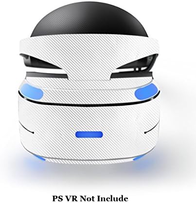 SKINOWN PS VR Skin Sticker Cover Decal for Playstation - White Carbon
