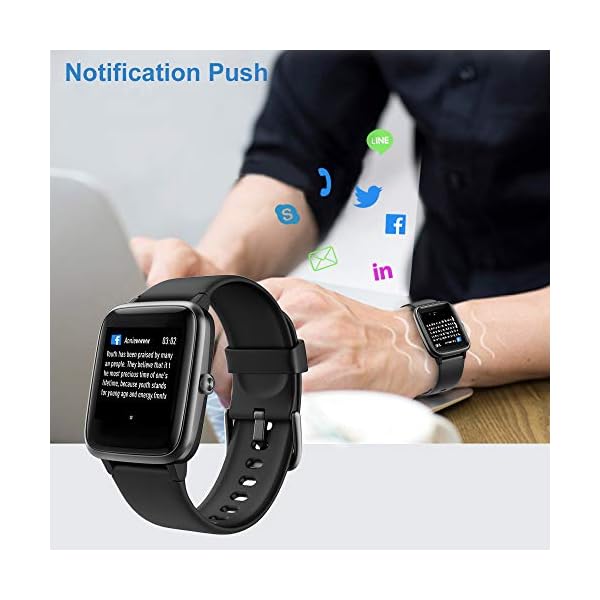 Willful-Smart-Watch13-Touch-Screen-SmartwatchFitness-Trackers-With-Heart-Rate-MonitorWaterproof-IP68-Activity-Trackers-Watch-Pedometer-StopwatchSmart-Watch-for-Men-Women-for-iPhone-Android-Phone Willful Smart Watch,1.3" Touch Screen Smartwatch,Fitness Trackers With Heart Rate Monitor,Waterproof IP68 Activity Trackers Watch Pedometer Stopwatch,Smart Watch for Men Women for iPhone Android Phone