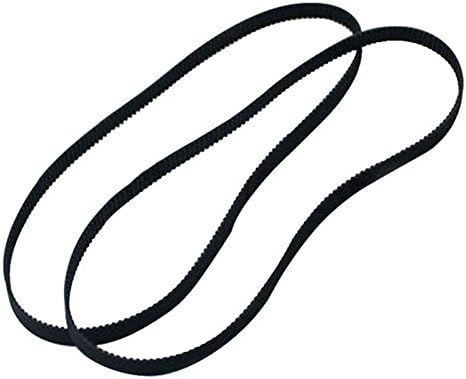 XWU Width 6mm Length 852mm 3D Printer Closed Rubber Loop Cycle Strap Ring Black for Timing 2GT 6