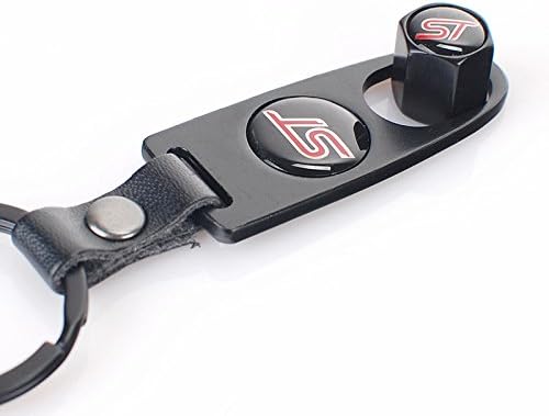 ST valve caps set, black, incl. keyring - Image 4