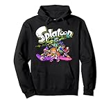 Splatoon Logo Teams Group Shot Pullover Hoodie