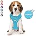 BARKBAY Dog Harness No Pull with ID Tag Pocket - Heavy Duty, Reflective, Easy Control for Large Dogs(Ocean Blue,M)