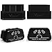 OBD2 Scanner iCar2 Wireless Diagnostic Tool Support all OBD Protocals BLACK