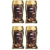 Elite Platinum Freeze Dried Instant Classic Coffee 7.5oz (4 Pack) | Kosher for Passover | Glass Jar | Rich Aroma