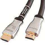 4K HDMI Cable 35ft-HDMI 2.0 Cord Supports 1080p, 3D, 2160p, 4K UHD, HDR, Ethernet and Audio Return-CL3 for in-Wall installation-26AWG for HDTV, Xbox, Blue-ray Player, PS3, PS4, PC