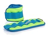 Ivation Premium High-Quality Ankle Weights Set with Adjustable Ankle & Wrist Cuffs