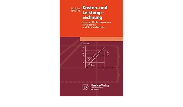 Amazon Com Kosten Und Leistungsrechnung Internes Rechnungswesen