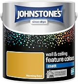 Johnstone's Feature Colours Paint Warming Rays Matt 2.5L 35m2 Coverage view 2