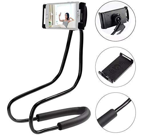 MODERN IN Flexible 360° Degree Rotation Hanging Neck Lazy Mobile Phone Tablet Holder for 4-6 inches for Flexible Duel Cl
