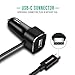Type C Car Charger, Nekteck 27W 5.4A USB C Fast Charging Car Adapter Compatible with iPhone12/12Pro/11/11Pro/ Xs/Xs Max/Xr, iPad, AirPods, Samsung Galaxy S21/S20/S10, Note, LG, Google Pixel and More