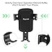 Squish Wireless Charger Car Phone Mount Air Vent Phone Holder for iPhone Xs MAX/XR/XS/X/8/8 Plus and for Samsung Galaxy Note 9/S9/S9 Plus/Note 8/S8 (Gray)