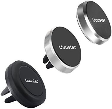 Phone Holder for Car, Uuustar 3Pack Magnetic Air Vent Car Mount Holder for iPhone,Smartphones and Tablets