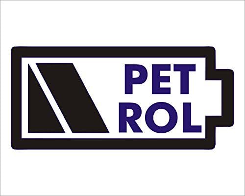 stickerbuy vinyl Battery Petrol Windows, Sides, Hood, Bumper Car Sticker(Black)