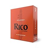 Rico Bb Clarinet Reeds, Strength 2.5, 10-pack