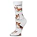 For Bare Feet Women's FBF Originals Novelty Dog Socks, Corgi Poses, Medium