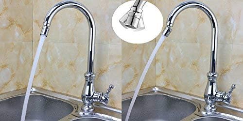 360-Degree Swivel Faucet Aerator 22mm Female Chromed Brass Water Saving with ABS Kitchen/Bathroom Tap Filter - Image 5